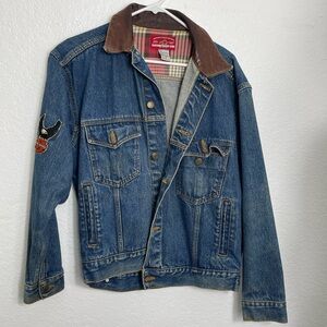 Marlboro denim jacket vintage Harley.